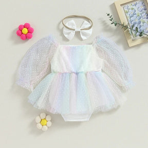 Romper Tule Color | 0-24 Meses