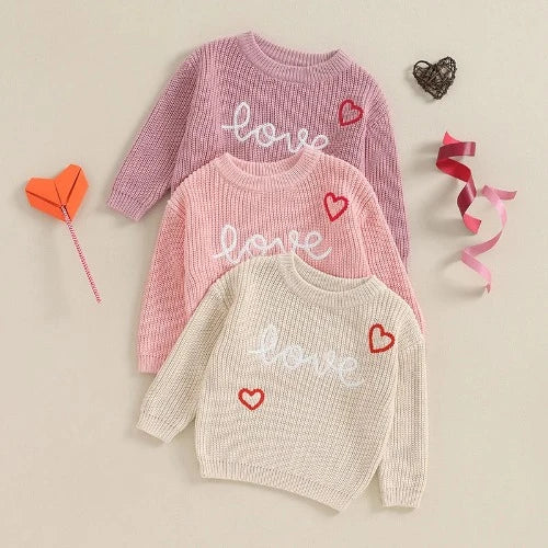 Tricô Feminino Infantil Love